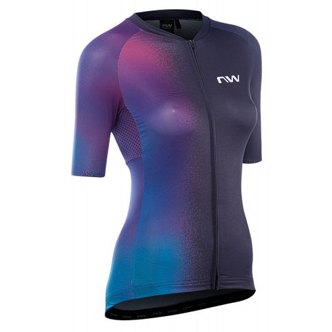 NORTHWAVE - Blade women jersey short sleeves (Black Iridescent)