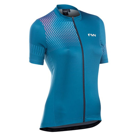 NORTHWAVE - Origin Women jersey short sleeves (Blue Iridescent)